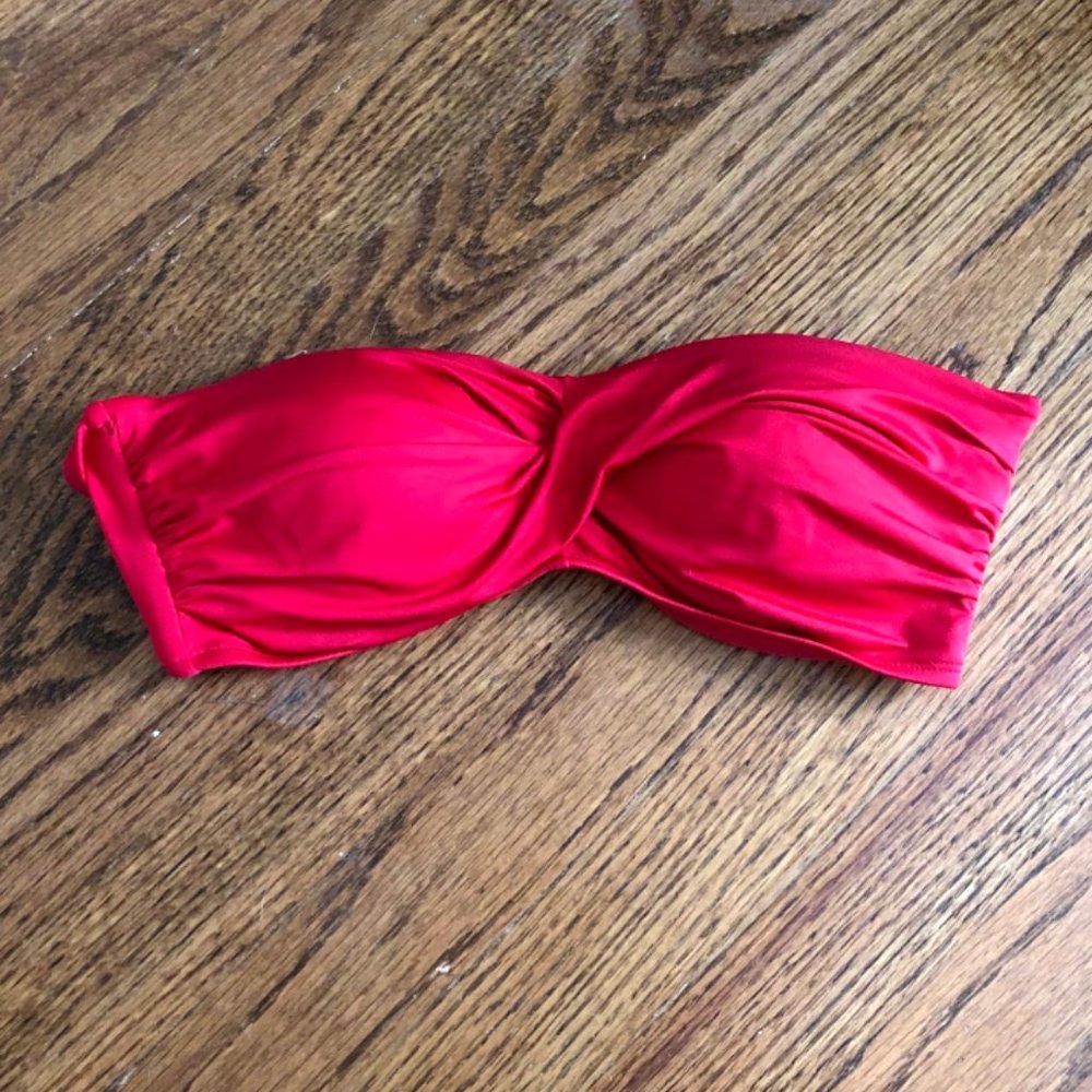 Red Mermaid Swim Top